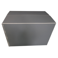 Bac de rangement en plastique transparent QS Clear 580x480x400mm, boîte en PP ondulé, 10kg, léger, pour la protection des emballages