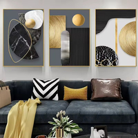 Peinture à l'huile géométrique abstraite, décoration d'art scandinave pour la maison, affiche HDPrint, décoration murale, peinture décorative, best-seller
