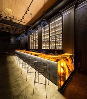 Conception d'espaces bar tout-en-un et production de mobilier de bar sur mesure