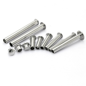 Hot bán Giàn đầu bán hình ống đinh tán 2mm 2.5mm 3mm phẳng đầu nử<span class=keywords><strong>a</strong></span> rỗng bán hình ống đinh tán - Product Image 5