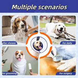 Şeffaf Köpek Konisi Tasması Şeffaf Plastik Çerçeve Görüş Açısı Açıcı Koruma Isırma ve Yalama Önleyici Yumuşak Kenarlı Ayarlanabilir Köpek Konisi Tasması - Product Image 5