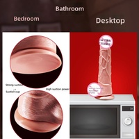 Dildo de silicona realista con correa para masturbación femenina, juguete sexual para adultos