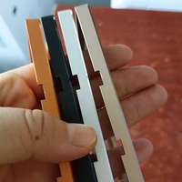 Cadre de plaque d'interrupteur électrique et de douille en aluminium