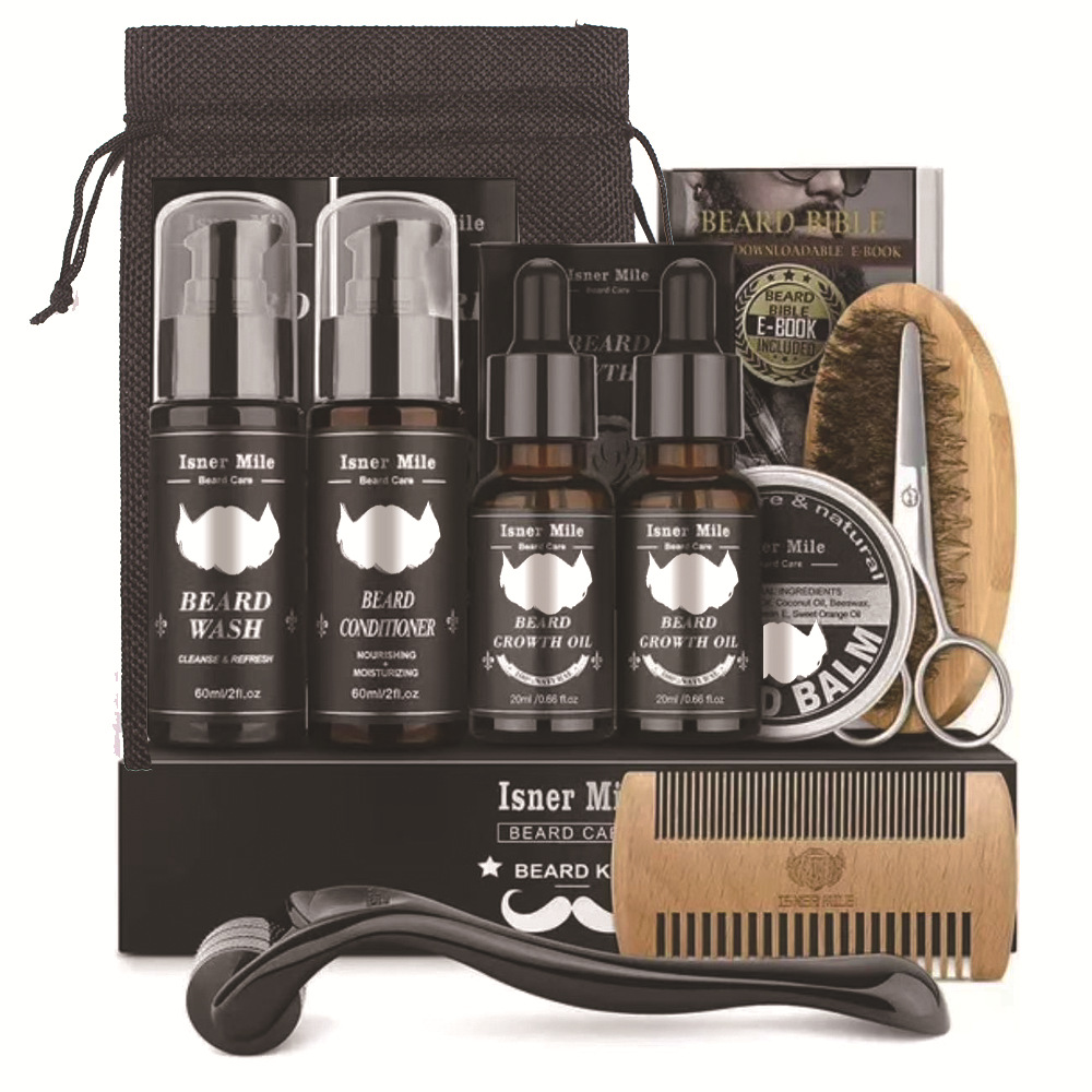 Ensemble de soins pour barbe 10 pièces