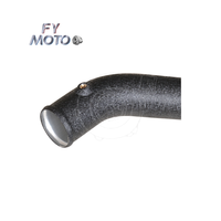 Tuyau de suralimentation et de charge pour BMW M2 F87 M3 F80 M4 F82 S55 avec tuyau en J et peinture effet froissé