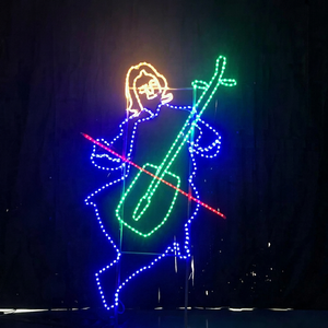 Commercial Flat <b>LED</b> <b>Rope</b> <b>Light</b> Silhouette Art for Shopping Center Hotel and Outdoor Festival Landscape Decoration - Product Image 1