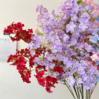 E-704 Branche de Gypsophile Artificielle Faite à la Main, Longue Tige, Fleur Artificielle Souffle de Bébé pour la Fête des Mères