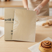 Papier sulfurisé recyclable, double face enduit, qualité alimentaire, résistant à la graisse, pour emballage et feuilles de cuisson