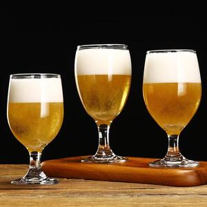 Logo personnalisé 11-15oz Verres à bière <span class=keywords><strong>Lambic</strong></span> tulipe à tige de style contemporain Verres à jus de fruit pour la fête au bar - Product Image 1