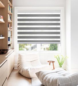 Factory Customized Modern Built-In Plastic Vertical Blinds Electric <b>Window</b> <b>Covering</b> for French <b>Windows</b> - Product Image 2
