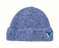 Bonnet en tricot jacquard 100% acrylique, chaud et doux, motif de personnage de dessin animé, unisexe, pour hommes et femmes, idéal pour l'hiver, les activités de plein air et le quotidien.