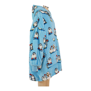 Venta caliente Manta con capucha usable personalizada Manta con capucha calentada con bolsillo - Product Image 2