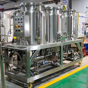 Equipamento de Cervejaria Piloto de 200L 300L, Unidade de Teste de Cerveja com 2 Vasos, Sistema de Cervejaria Aquecido a Vapor ou Elétrico - Product Image 2