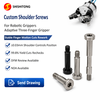Tornillos de Hombro de Precisión Personalizados 17-4PH 316L 440C con Cabeza Cilíndrica Torx, Fabricante de Fijaciones para Pinza Adaptativa de Tres Dedos