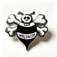 Produsen Pin Enamel Kustom Tanpa Minimum Order, Logo OEM Grosir, Bros Logam Enamel Lunak dan Keras untuk Pakaian dan Tas