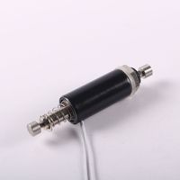 Electroimán solenoide tubular de empuje y tracción DC12V con carrera de 20mm para pruebas de clic de tecla Youge YG1943, retracción al encender, retracción al apagar
