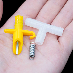 100 pièces par sac lapin buvant automatique mamelon eau lapin souris mamelon buveur volaille ferme rongeur eau mangeoire - Product Image 4