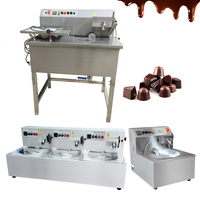 Machine à tempérer le chocolat RM, modèle de table, avec roue, capacité 8000 l, fonction cascade, personnalisable avec votre logo