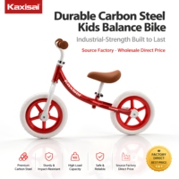 Vélo d'équilibre léger à 2 roues pour enfants sans pédales, certifié CE, charge maximale 70 kg, 12 pouces, adapté aux garçons et aux filles de 2 à 7 ans