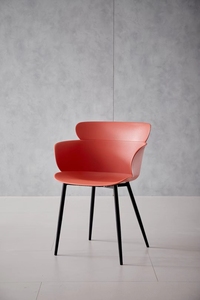 Moderno bianco PP sedia da pranzo <span class=keywords><strong>in</strong></span> plastica <span class=keywords><strong>con</strong></span> <span class=keywords><strong>piedi</strong></span> <span class=keywords><strong>in</strong></span> metallo campione gratuito di fabbrica diretta per casa Bar Park uso laboratorio - Product Image 6