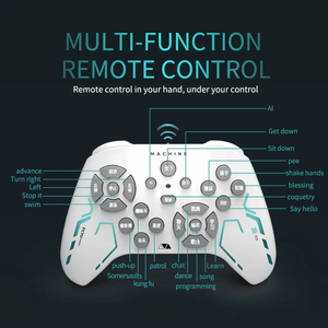 DWI Máquina De Controle Remoto Cão <span class=keywords><strong>2</strong></span> em 1 Inteligente AI Programação RC Dança Interativo Inteligente Robô Cão Controle Remoto Brinquedo Do Cão - Product Image 6