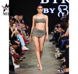 MLY Últimas Popular Two-Piece Print <span class=keywords><strong>Bikini</strong></span> Sexy Beachwear Sports Swimwear para Mulheres - Product Image 5