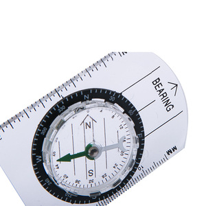 Regla de escala de mapa, brújula profesional todo en uno, equipo de supervivencia al aire libre - Product Image 4