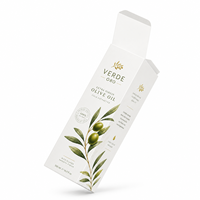 Boîte en carton blanc imprimée sur mesure de qualité supérieure pour l'emballage de bouteilles d'huile d'olive, destinée aux détaillants d'aliments gastronomiques