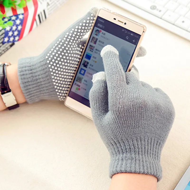 ยี่ห้อชื่อที่กำหนดเองราคาถูกฤดูหนาวถุงมืออุ่น Touch Screen ถุงมือ Sensitive