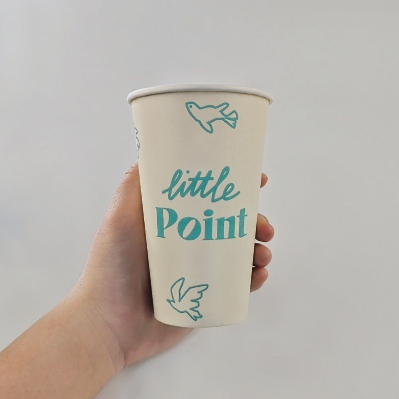4OZ 8OZ 16OZ Disposable Kraft White Paper Cup Coffee Water Milk Paper Cup with Custom Logo