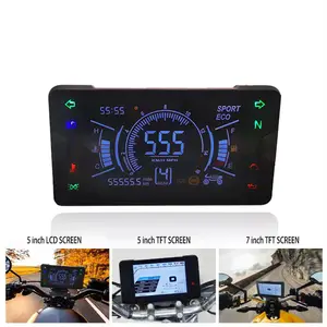 Motorcycle Digital Speedometer Digital Tachometer Dashboard Instrument Panel Meter LCD Display