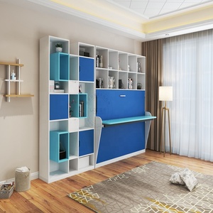 Fabbrica Diretta portatile risparmio di Spazio Orizzontale wallbed con appeso desk & piedini regolabili nascosta per la camera da letto soggiorno - Product Image 2