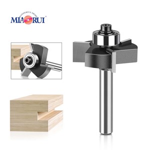 Miaorui bộ cửa hình chữ T chịu lực ba cạnh dao phay góc Thu hải đường dao cắt hợp kim đầu dao cắt rãnh rãnh xẻ rãnh chế biến gỗ - Product Image 5