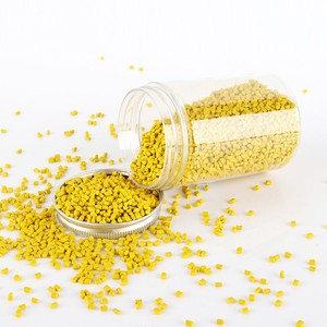 Tái Chế HDPE Màu Vàng <span class=keywords><strong>Masterbatch</strong></span> Với Nguyên Liệu Nhựa Nguyên Liệu Viên Giá - Product Image 2