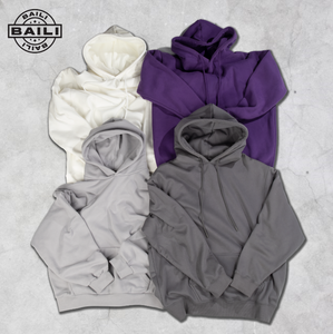 Unisex Retro 100% algodón francés Terry lavado Sudadera con capucha de gran tamaño hombro caído hombres invierno pulóver ecológico transpirable - Product Image 5