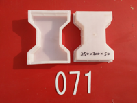 Moule durable en plastique pour la fabrication de briques, moule en plastique pour briques creuses emboîtables, moule pour blocs de ciment injecté, moule pour pavés emboîtables