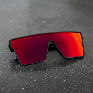 Lmamba 21041 Factory Custom Logo Oversized Square Sunglasses Men Women High Quality <b>Mirror</b> Lens Sun Glasses - Product Image 6