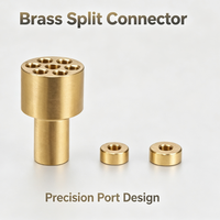 Distributeur de réfrigérant en laiton de type split, séparateur de liquide multi-trous pour système de climatisation et de réfrigération
