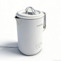 Bouilloire électrique OEM 1,5 L en acier inoxydable avec contrôle de la température et fonction maintien au chaud