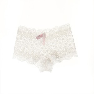 Culottes en dentelle de style européen et américain, couleur unie, nouveau style, boxers ajourés pour femmes, sans couture, confortables, sexy - Product Image 4