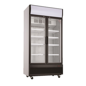 Refrigerador Exhibidor de Bebidas de Dos Puertas de Vidrio, <span class=keywords><strong>Segunda</strong></span> <span class=keywords><strong>Mano</strong></span> - Product Image 1
