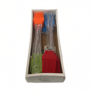 Butter Brush 12Pc Set Colorful <b>Silicone</b> Baking Pastry <b>Tools</b> Dishwasher Safe - Product Image 1