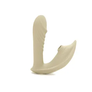 Jouet sexuel à vibrations en forme de pénis pour femme, gode automatique, succion pour mamelon, seins, point G, clitoris, clitoris, succion, vagin, 1 pièce