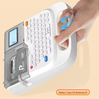 Imprimante d'étiquettes à code-barres portable PUTY, imprimante thermique de stickers de 12 mm, 203 DPI, découpe automatique, batterie incluse