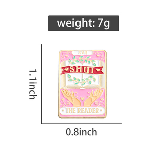 เข็มกลัดเคลือบลายไพ่ทาโรต์รูปคนอ่านไพ่ ของตกแต่งกระเป๋าเสื้อผ้า ของขวัญสำหรับเพื่อน - Product Image 6