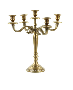 Candelabros antiguos de 5 brazos de calidad duradera, nuevo diseño, candelabro de Metal de aluminio para decoración del hogar y la boda - Product Image 3