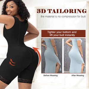 Post Surgical Op Lipo Zipper Crotch High Compression <strong>Tummy</strong> <strong>Tucker</strong> Stage 1 Butt Lifter Fajas Colombianas <strong>Shapewear</strong> for Women - Product Image 4