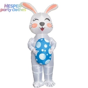 ชุดมาสคอตกระต่ายอีสเตอร์เป่าลม HESPER รุ่นใหม่ สำหรับการแสดงบนเวที ไข่อีสเตอร์ กระต่ายน้อย - Product Image 2