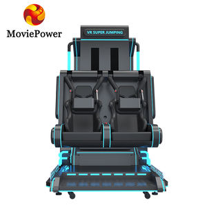 Machine VR 9D à 2 <span class=keywords><strong>places</strong></span>, équipement d'amusement intérieur, robot, simulateur de vol Airbus, jeu de réalité visuelle 9D - Product Image 2