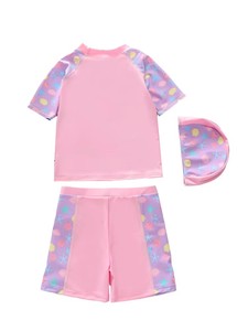 Set di Costumi da Bagno per Bambine con Stampa Sirena ad Alta Elasticità con Cuffia da Nuoto Ideale per <span class=keywords><strong>Spiaggia</strong></span> e Piscina - Product Image 2